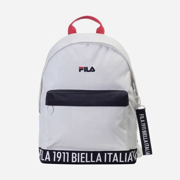 Mochila Fila Niñas Blancas - Lettering Round - España 607154XEC